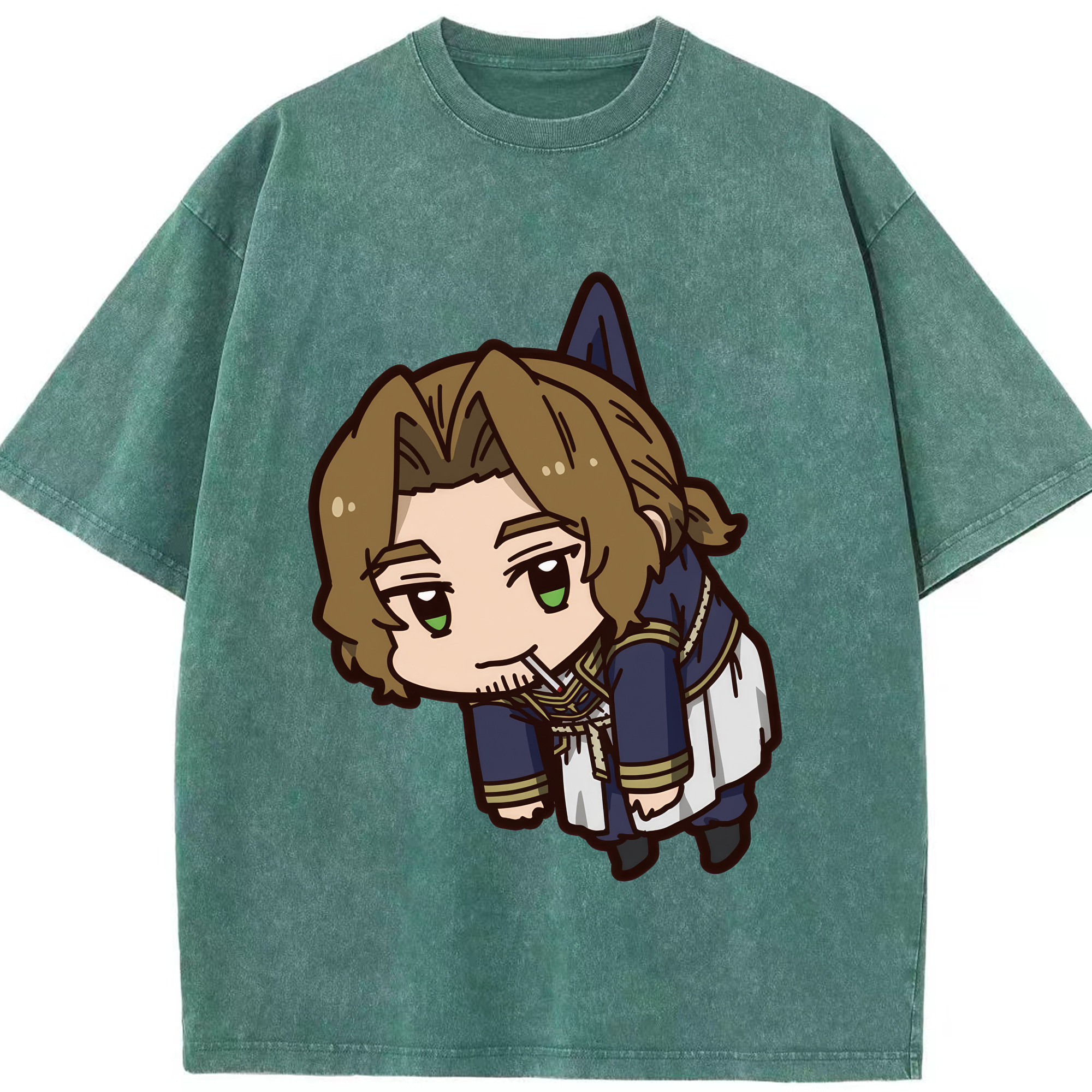（画像用） 葬送のフリーレン Frieren 綿100% ヴィンテージ風 半袖Tシャツ（フロントプリント）